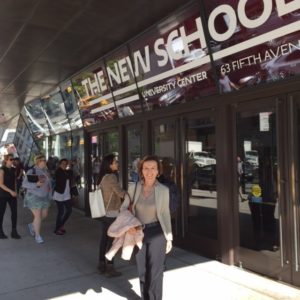 Elsa Fornero in visita alla New School for Social Research