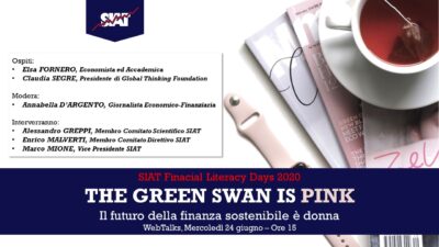 WebTalk: "The Green Swan is Pink - Il Futuro della finanza sostenibile è donna"